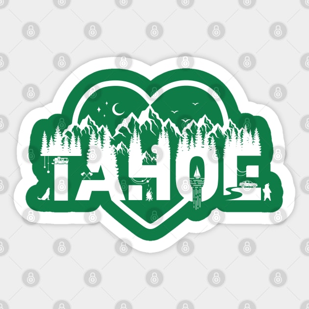 TAHOE LOVE Sticker by Americo Creative